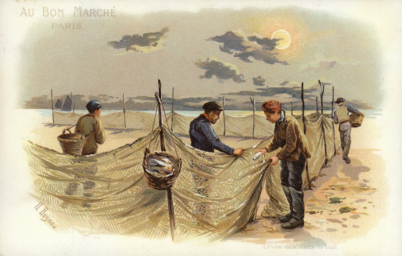 Pescadores e redes de French School