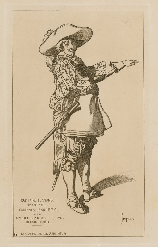 Capitão flamengo, 1640-50 de French School
