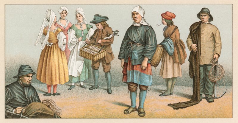 França XIX Cent Costume de French School