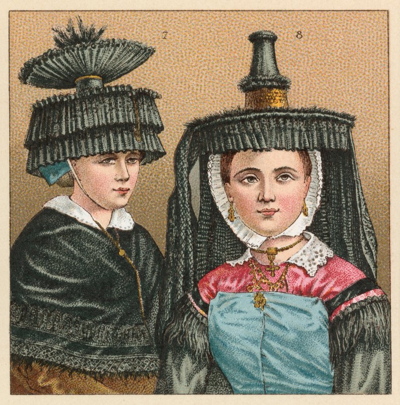 França XIX Cent Costume de French School