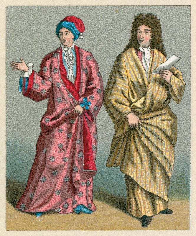 França XVII-XVIIIth Cent Costume de French School