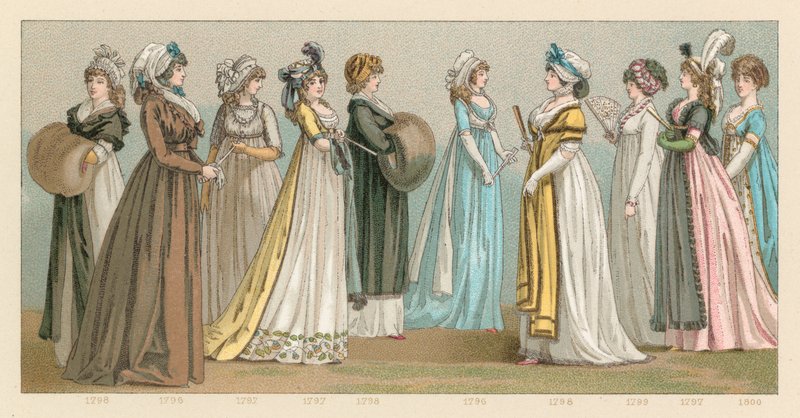 Traje do centavo XVIII França de French School