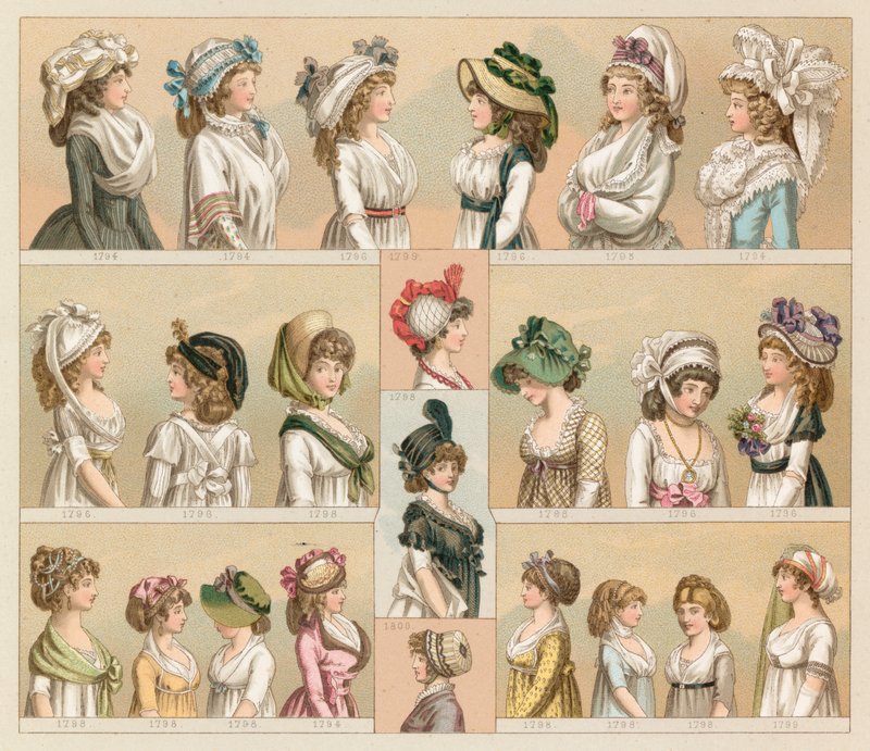 Traje do centavo XVIII França de French School