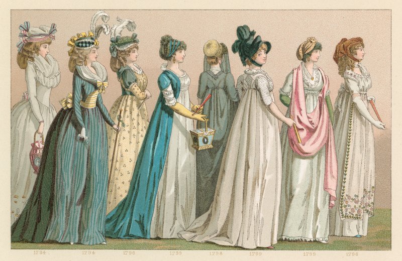Traje do centavo XVIII França de French School