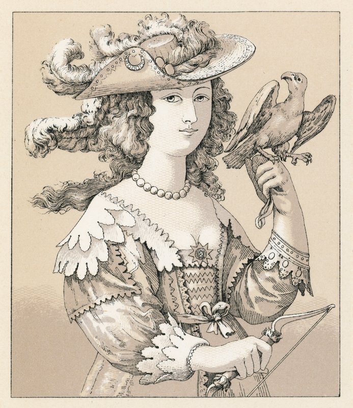 França XVIIth Cent Costume de French School
