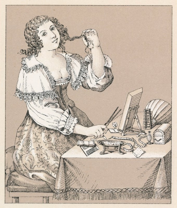 França XVIIth Cent Costume de French School