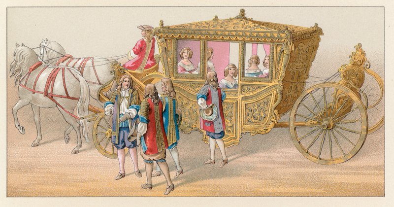 França XVIIth Cent Costume de French School