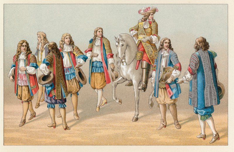 França XVIIth Cent Costume de French School