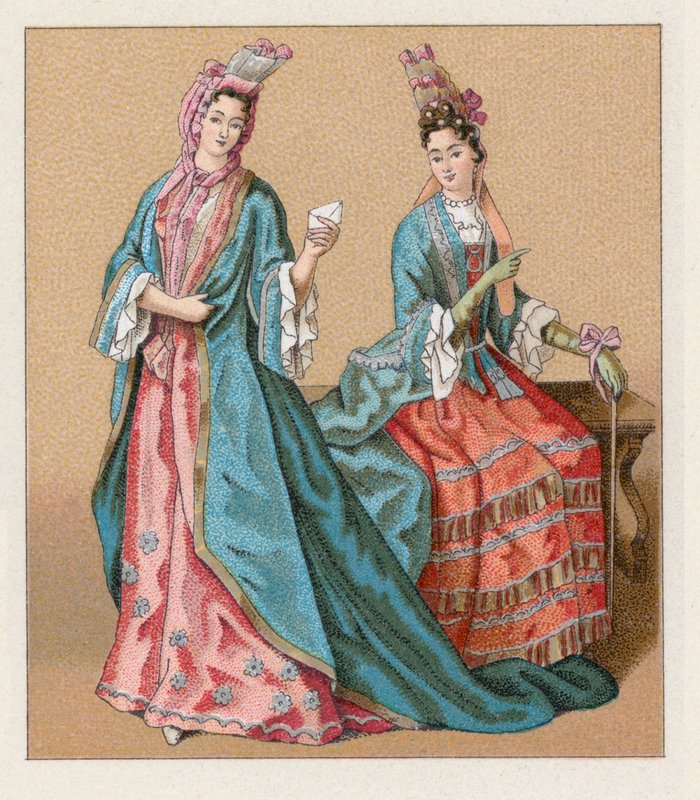 França XVIIth Cent Costume de French School