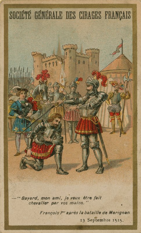 Francisco I depois da Batalha de Marignano de French School