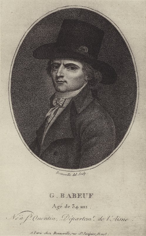 François-Noel Babeuf, agitador político revolucionário francês e jornalista de French School