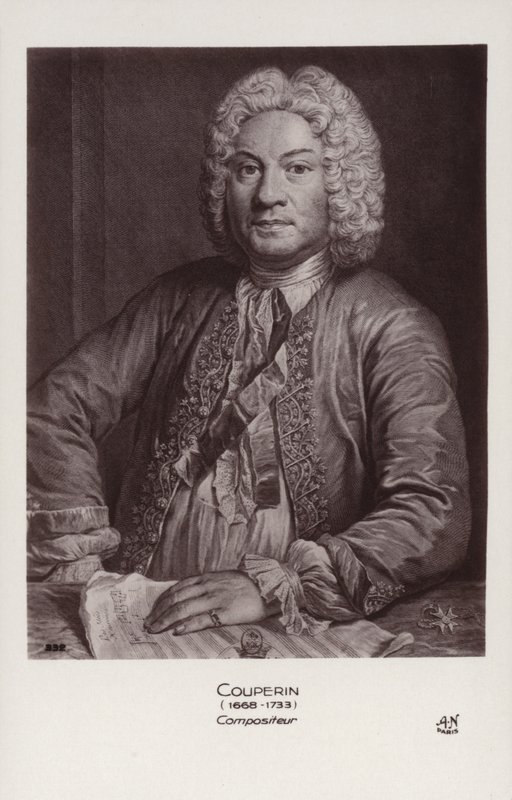 François Couperin, compositor barroco francês, organista e cravista (1668-1733) de French School
