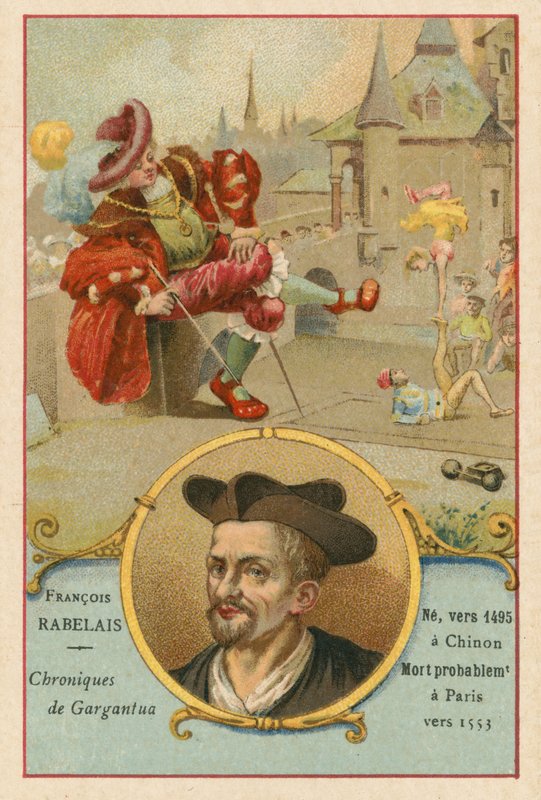 Francois Rabelais, escritor francês de French School