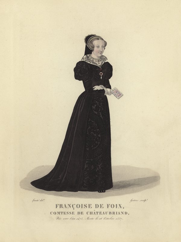 Françoise de Foix, condessa de Chateaubriand de French School