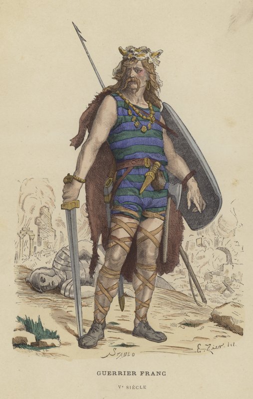 Guerreiro franco, 5o século de French School