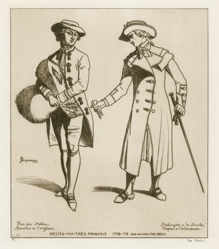 Dândis franceses, 1778-79 de French School