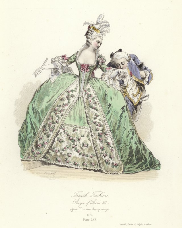 Moda francesa, reinado de Luís XVI de French School