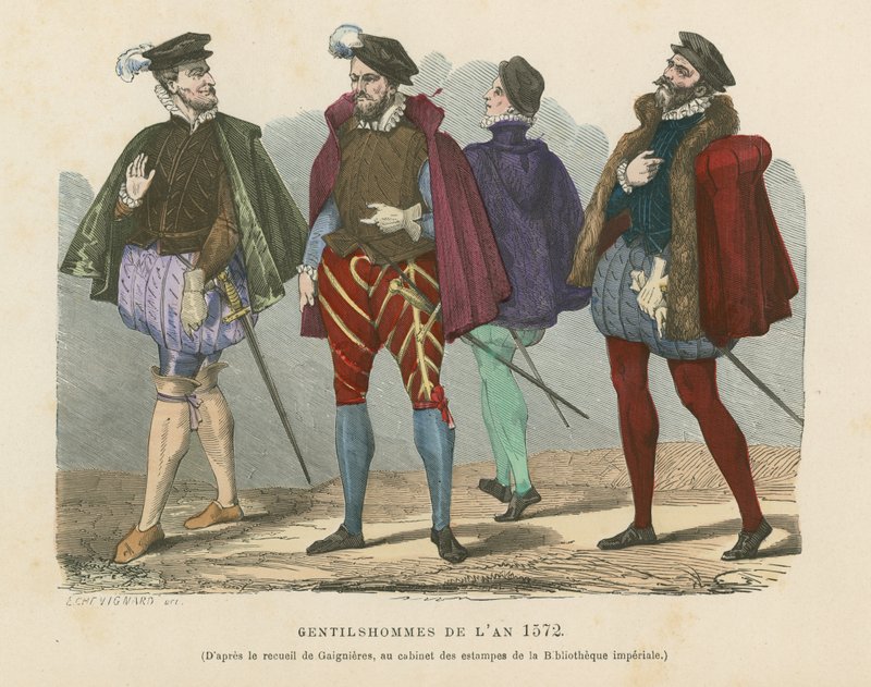 Senhores franceses, 1572 de French School