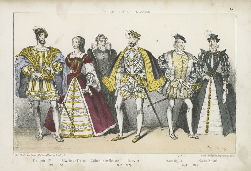 Reis e rainhas franceses do século XVI de French School