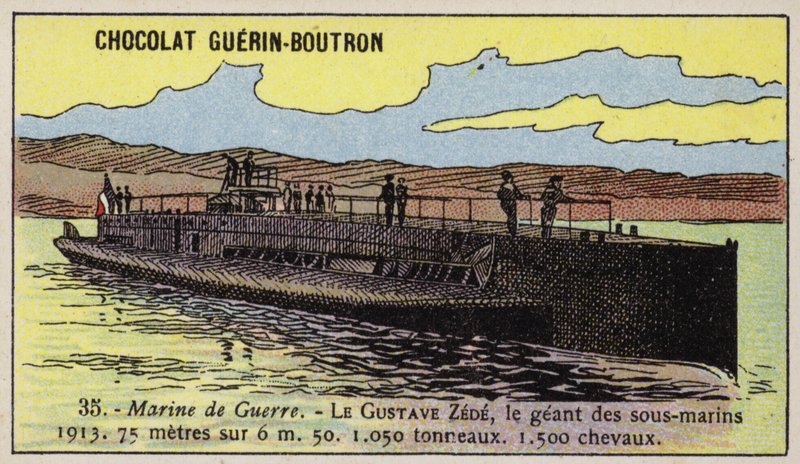 Submarino francês Gustave Zede de French School