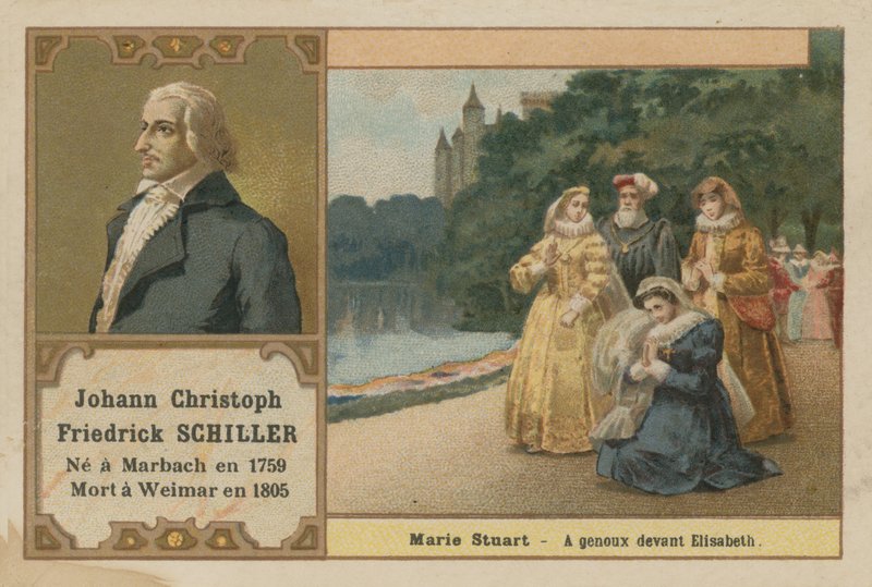 Friedrich Schiller, poeta alemão; dramaturgo e historiador de French School