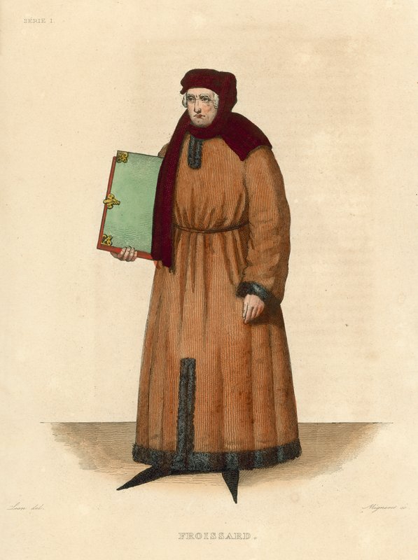Froissard (gravação a cores) de French School