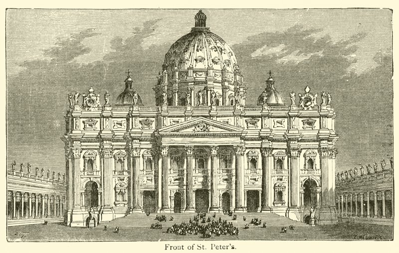 Frente de São Pedro (gravura) de French School
