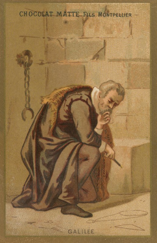 Galileo Galilei, físico italiano, matemático e astrônomo de French School