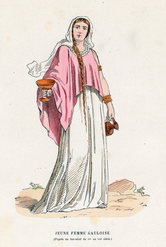 Mulher gaulesa de French School