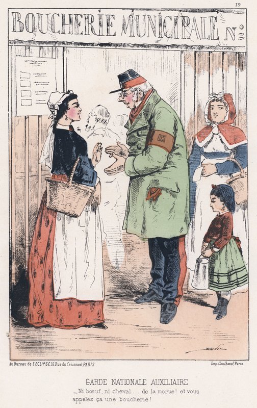 Guarda Nacional Auxiliar (gravação a cores) de French School