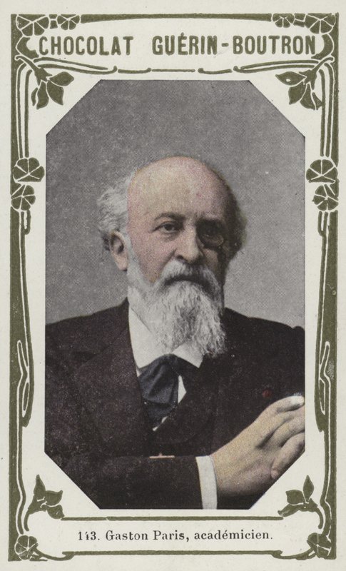 Gaston Paris, academicien (foto colorida) de French School