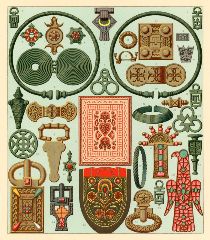 Fato de gaulês de French School