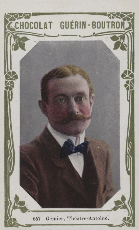Gemier, Teatro Antoine (foto colorida) de French School