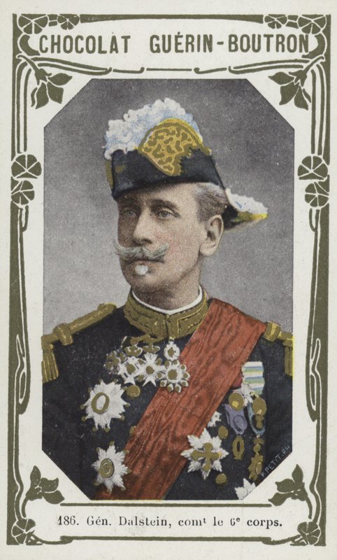 General Dalstein, Comandante do 6º Corpo (foto colorida) de French School