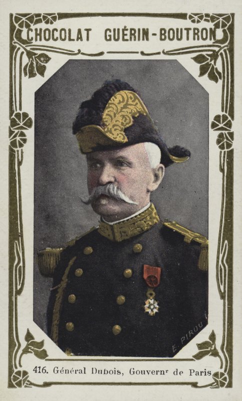 General Dubois, governador de Paris (foto colorida) de French School