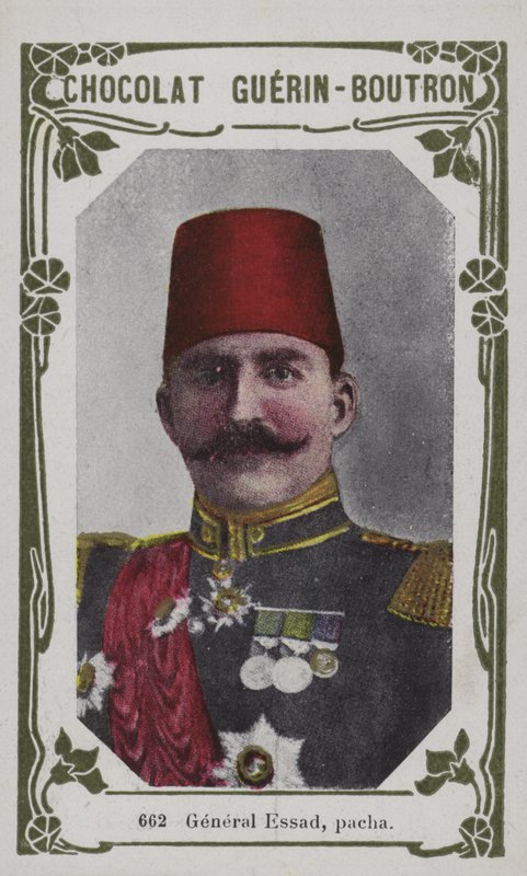 General Essad, pacha (foto colorida) de French School