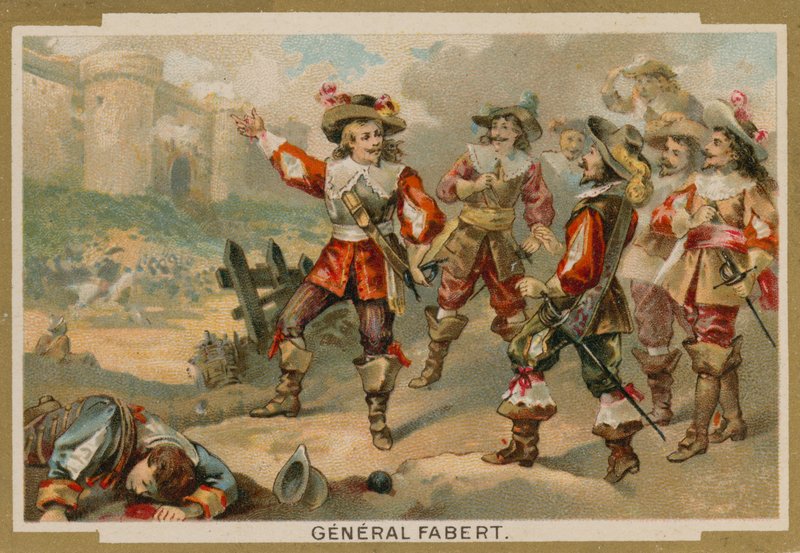 General Fabert, soldado francês do século XVII de French School