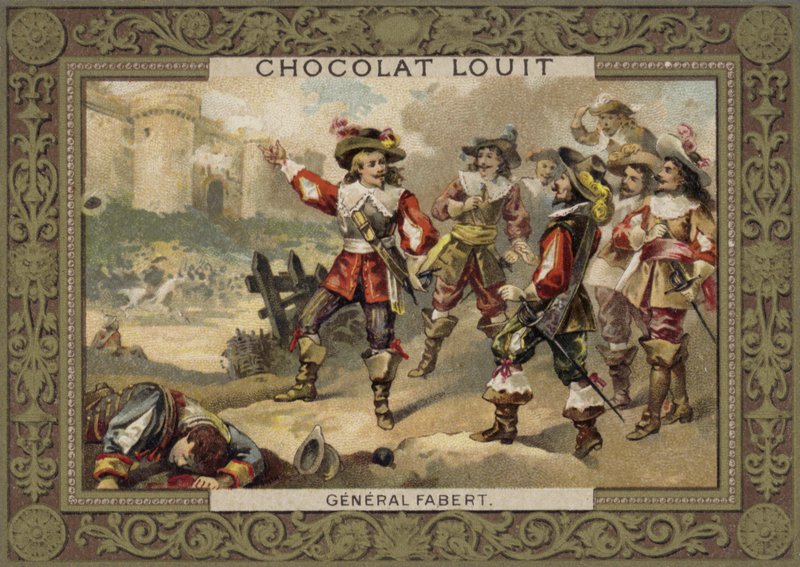 General Fabert, soldado francês do século XVII de French School