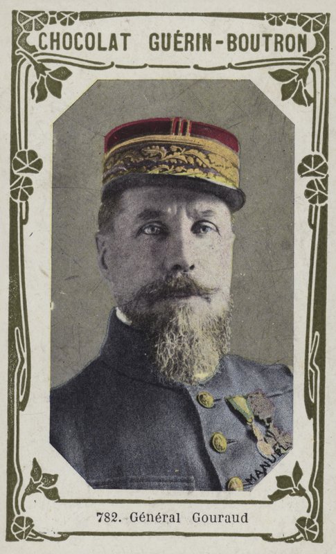 General Gouraud (foto colorida) de French School
