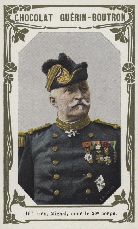 General Michal, comandante do 20º Corpo (foto colorida) de French School