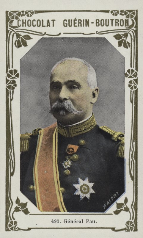 General Pau (foto colorida) de French School