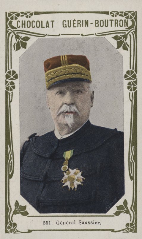 General Saussier (foto colorida) de French School