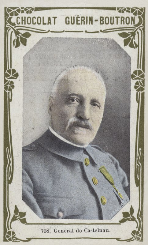General de Castelnau (foto colorida) de French School