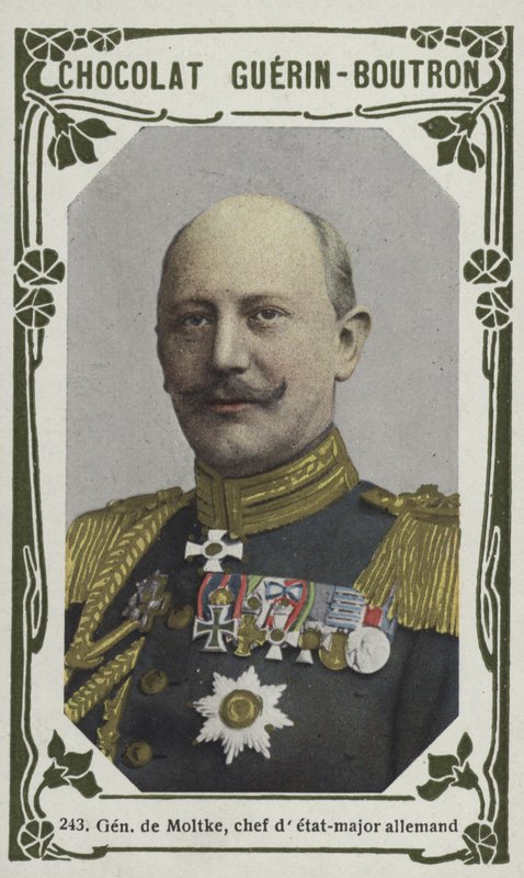 General de Moltke, chef detat-major allemand (foto colorida) de French School