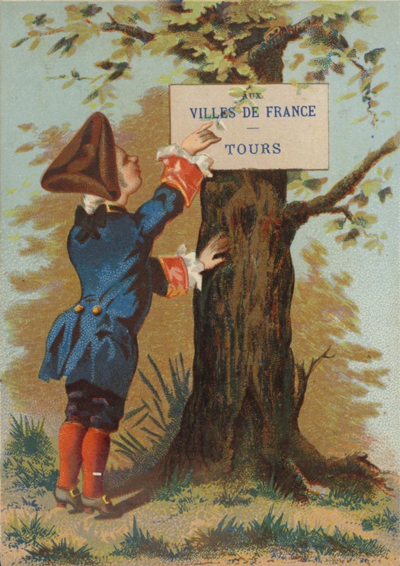Aviso de leitura do cavalheiro de French School