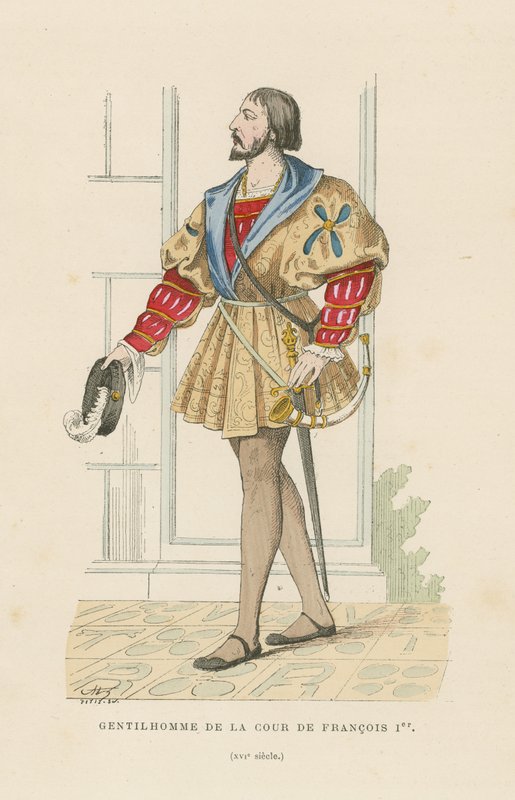 Senhor da corte de Francisco I da França de French School