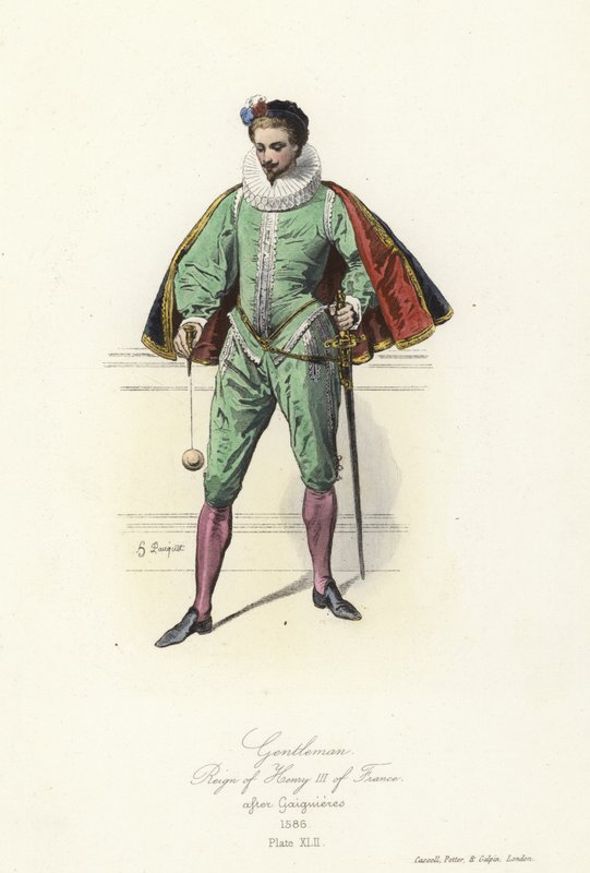 Senhor do reinado de Henrique III da França de French School