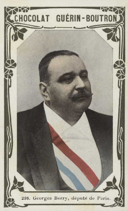 Georges Berry, MP de Paris (foto colorida) de French School