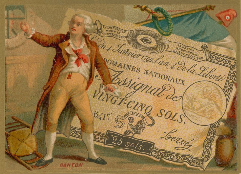 Georges Danton; Político revolucionário francês do partido jacobino de French School