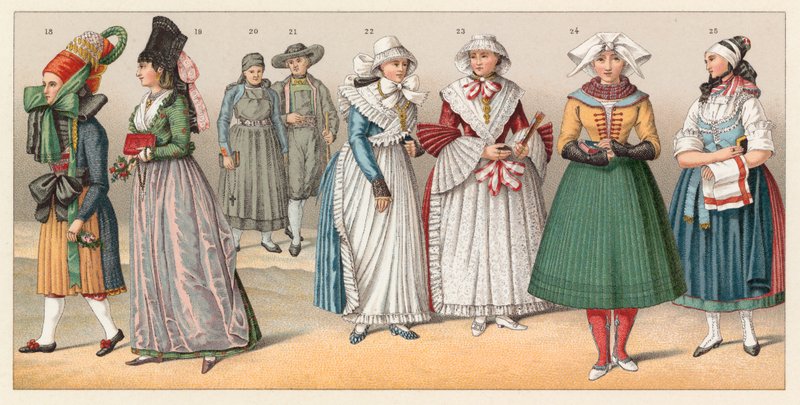 Traje da Alemanha de French School